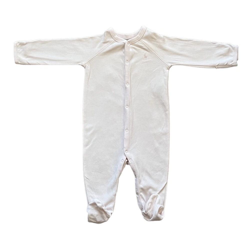Girls 6M Polo Ralph Lauren Bottom Up Onesie